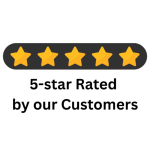 5-star Rated by our Customers